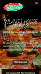 Mobile Screenshot of milanohouseofpizza.com